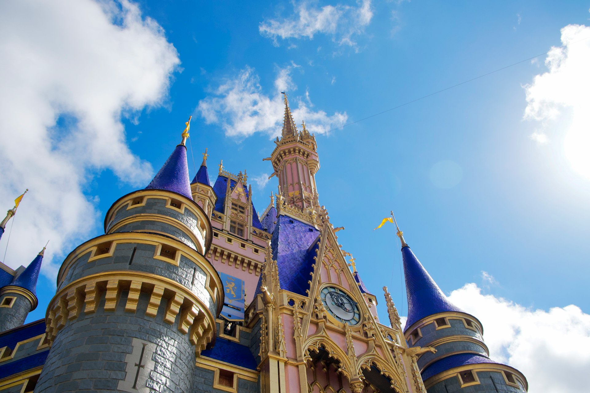 brown and blue concrete castle under blue sky during daytime